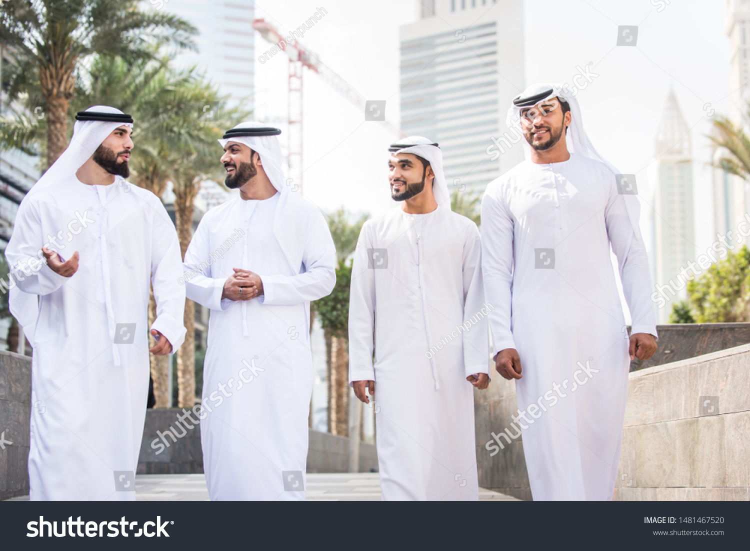 Arabian Men Meeting Talking About Business Stock Photo 1481467520 ...