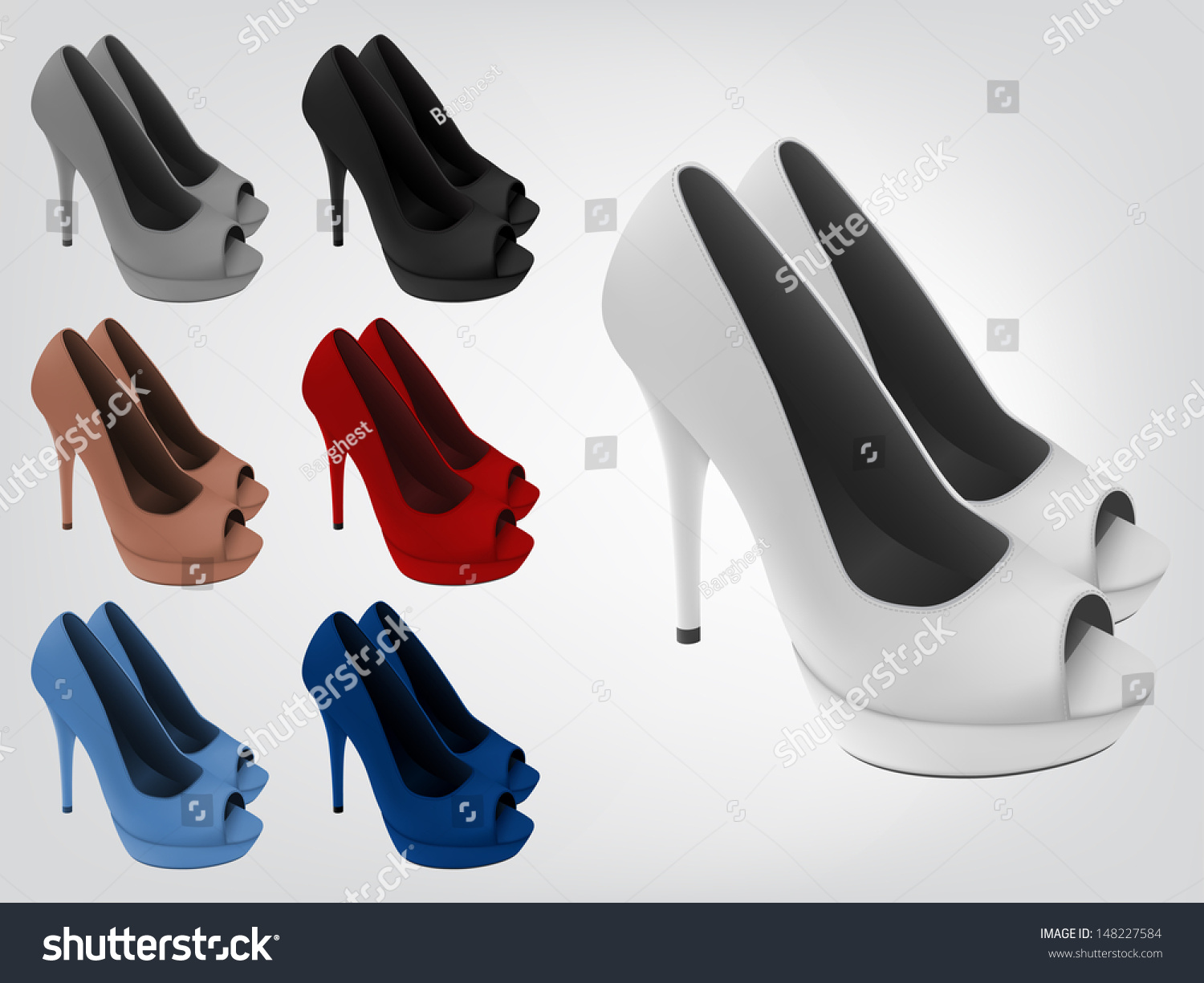 blank girl shoe template