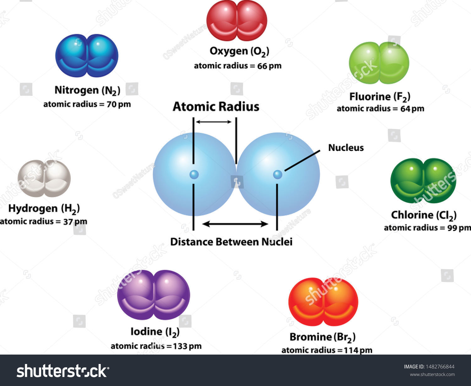 diagram-explaining-atomic-radius-using-diatomic-stock-vector-royalty