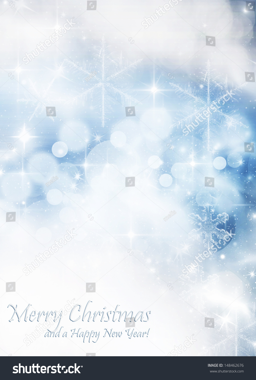 Light Blue Abstract Christmas Background White Stock Photo 148462676 ...