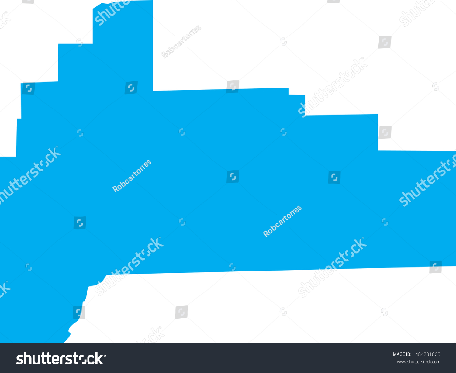 Bingham County Map State Idaho Stock Vector (Royalty Free) 1484731805 ...