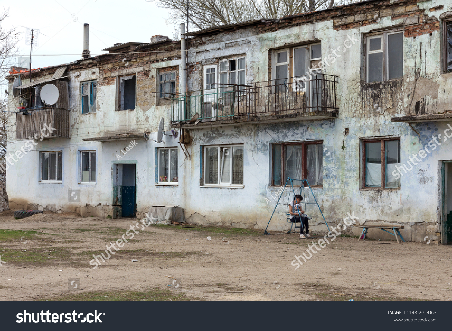 Odessa Ukraine Circa 2019 Houses Poor Stock Photo 1485965063 | Shutterstock