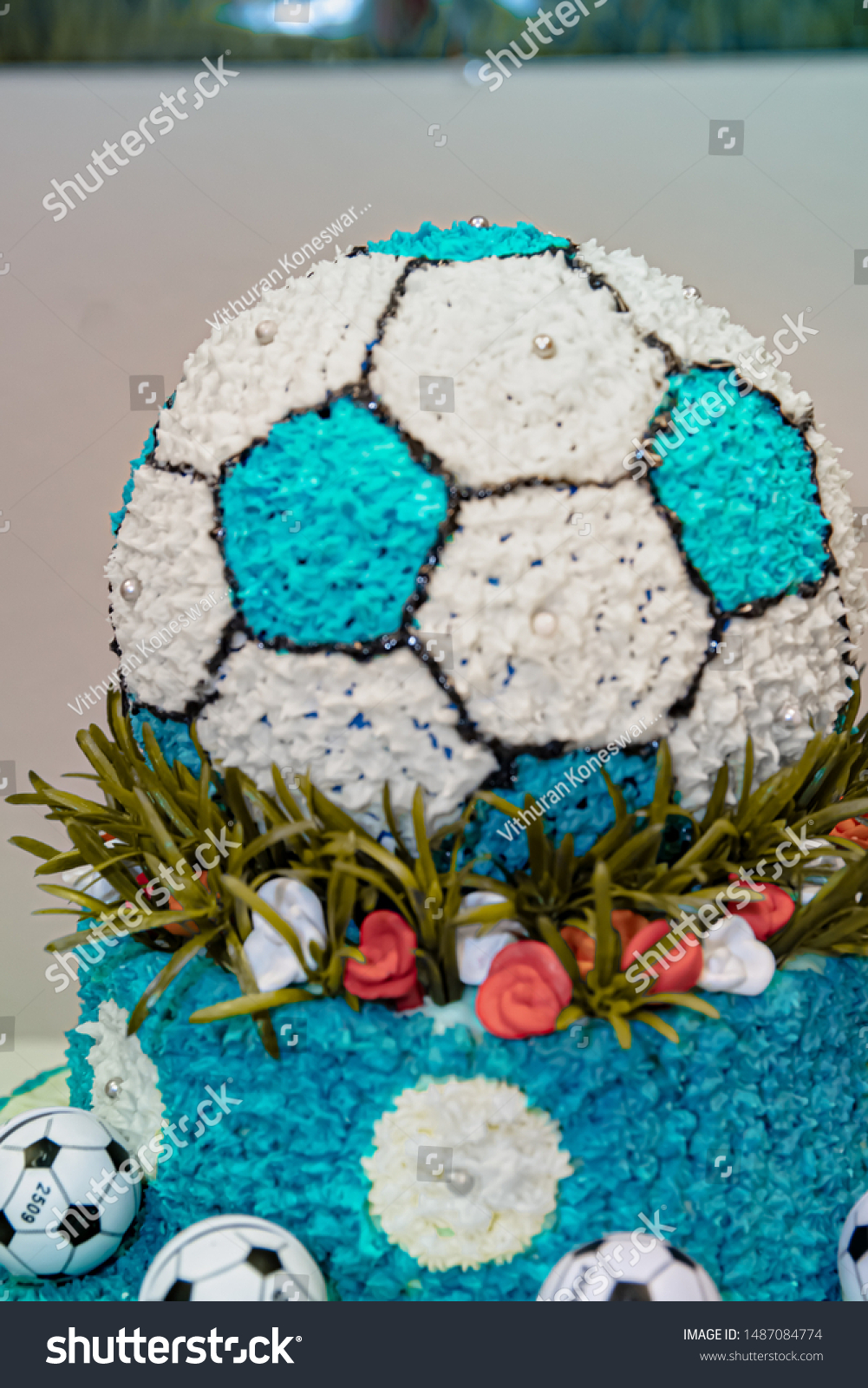 soccer ball cake pattern