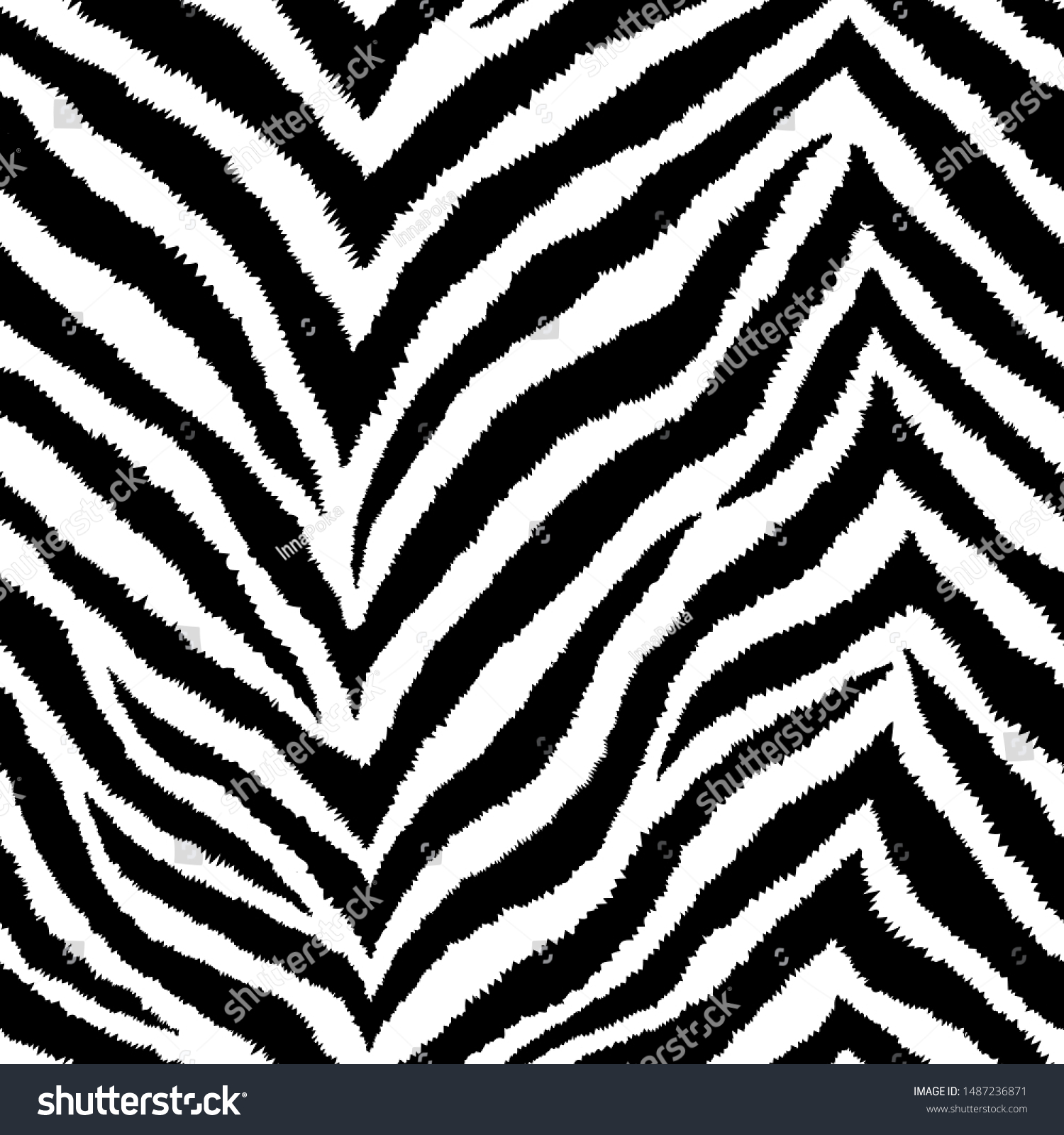 zig zag zebra clipart