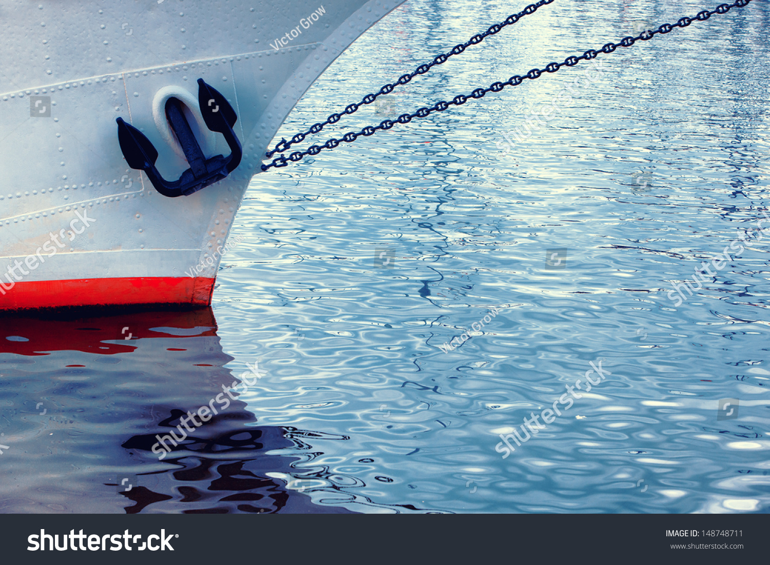 Anchor Chain On Ship Stock Photo 148748711 | Shutterstock