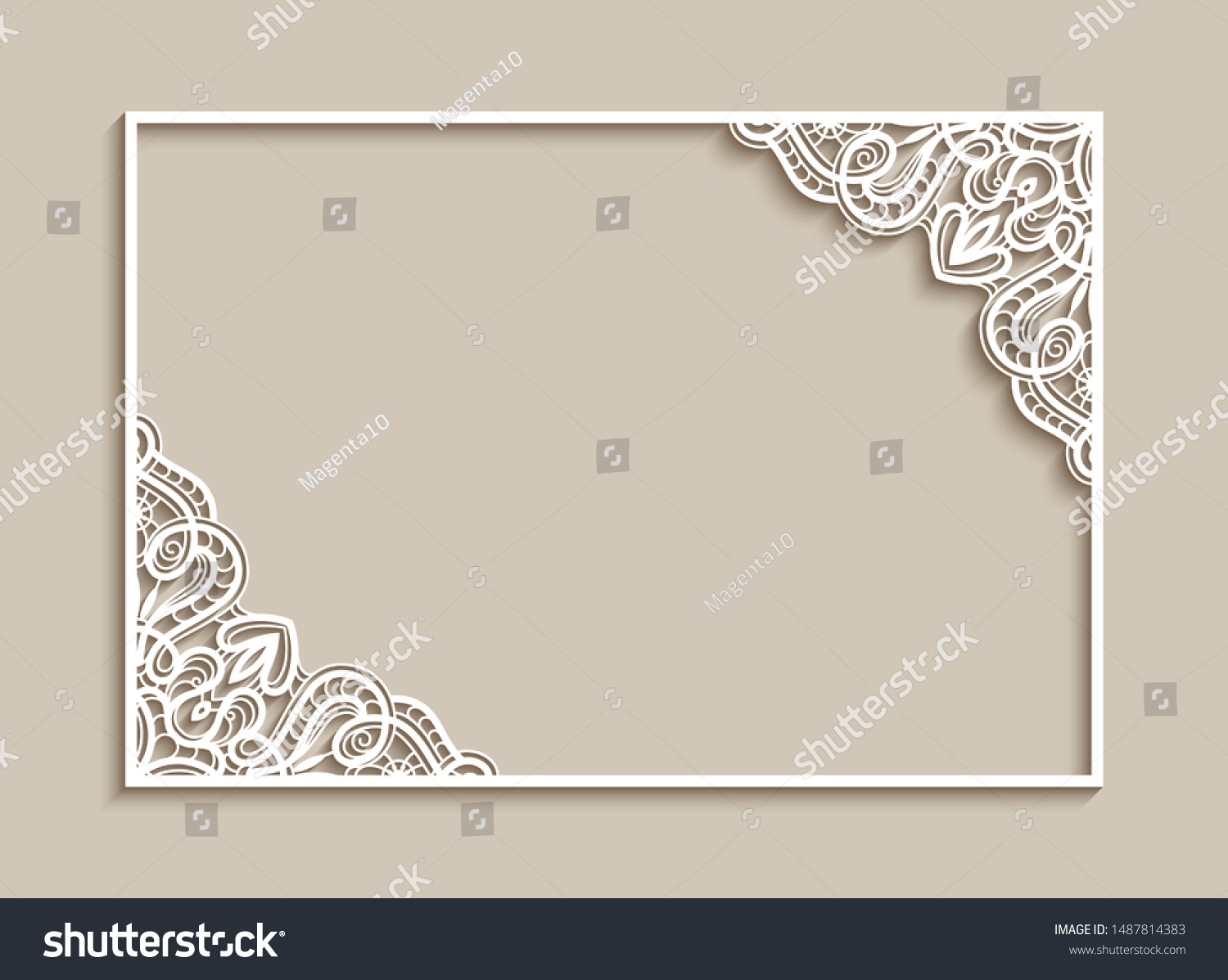 lace corner design