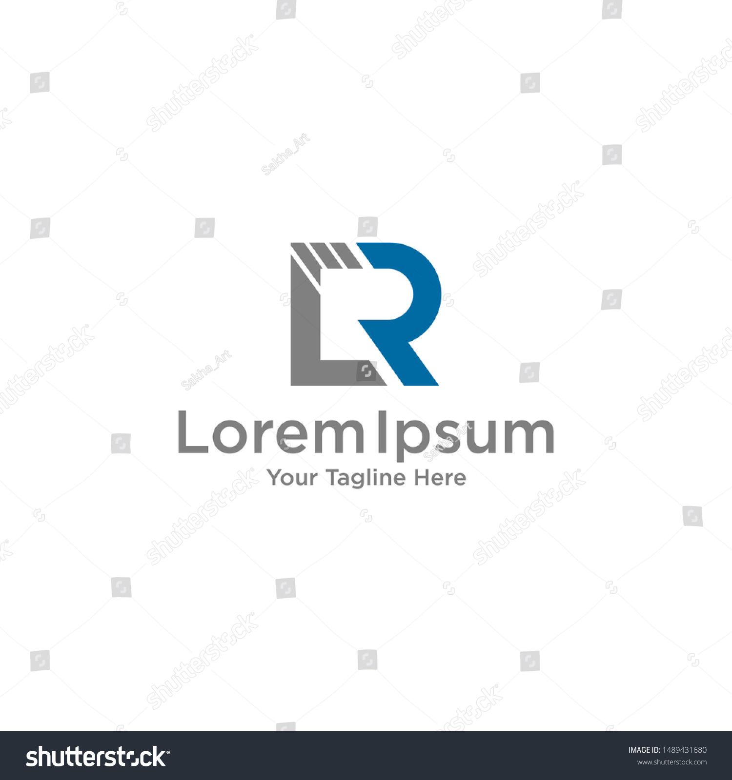 Letter Cr Logo Design Vector Icon Stock Vector (Royalty Free ...