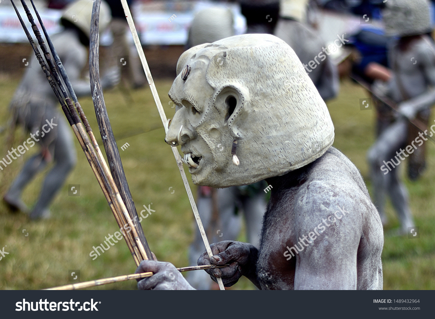 Mount Hagen Papua New Guinea August Stock Photo 1489432964 Shutterstock   Stock Photo Mount Hagen Papua New Guinea August Celebrating Diversity Ethnic Groups Of Png At The 1489432964 