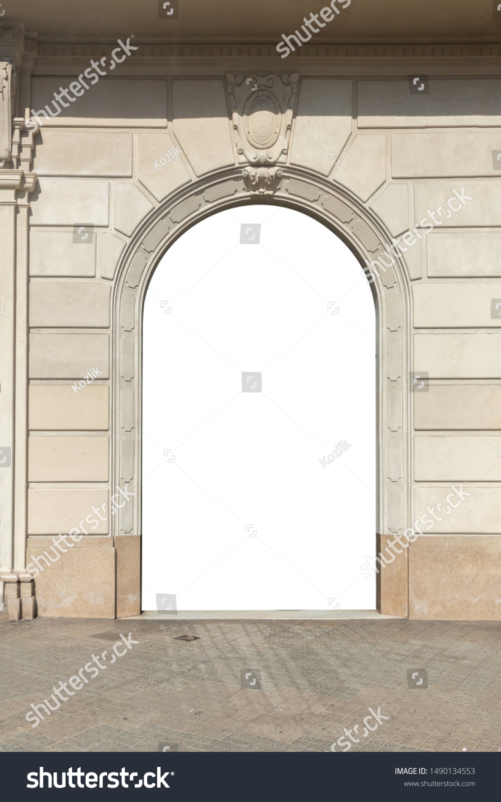 Elements Architecture Buildings Ancient Arches Columns Stock Photo ...