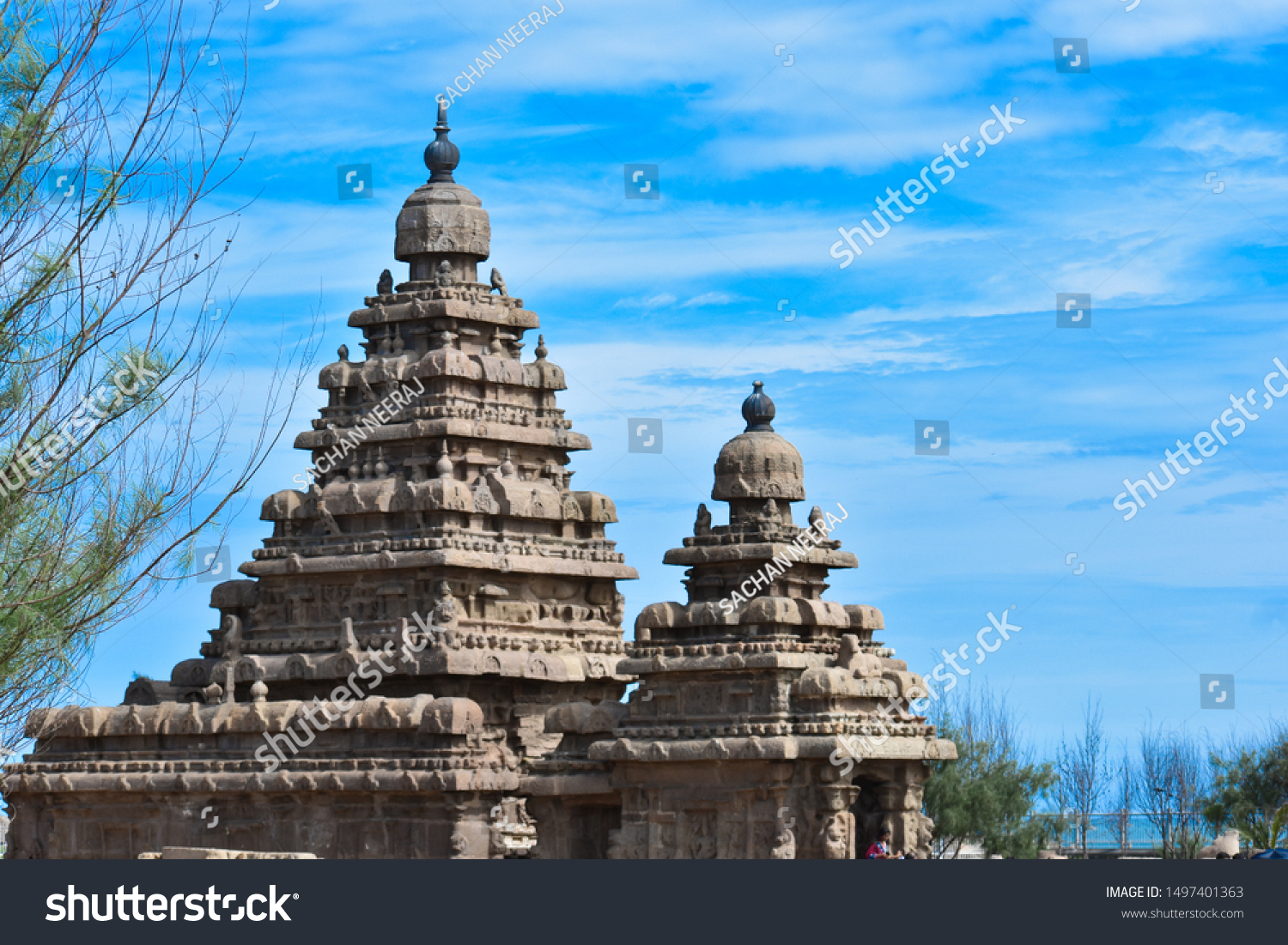 Beautiful Architecture Temple Mahabalipuram Tamil Nadu Stock Photo ...