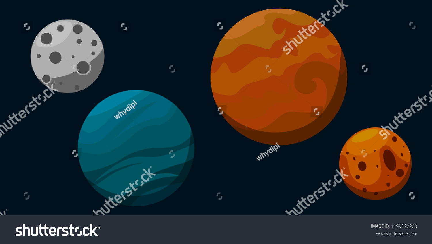 Planets Pack Combine Another Vector Stock Vector (Royalty Free ...