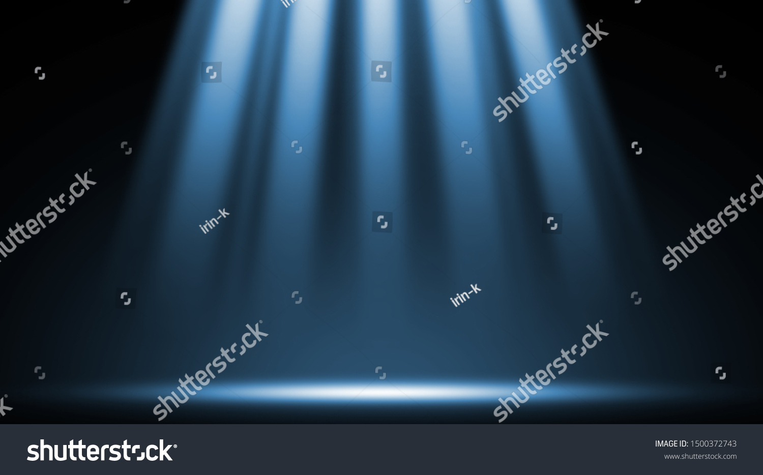 Spotlight Scene Illumination Light Effect Stock Illustration 1500372743 