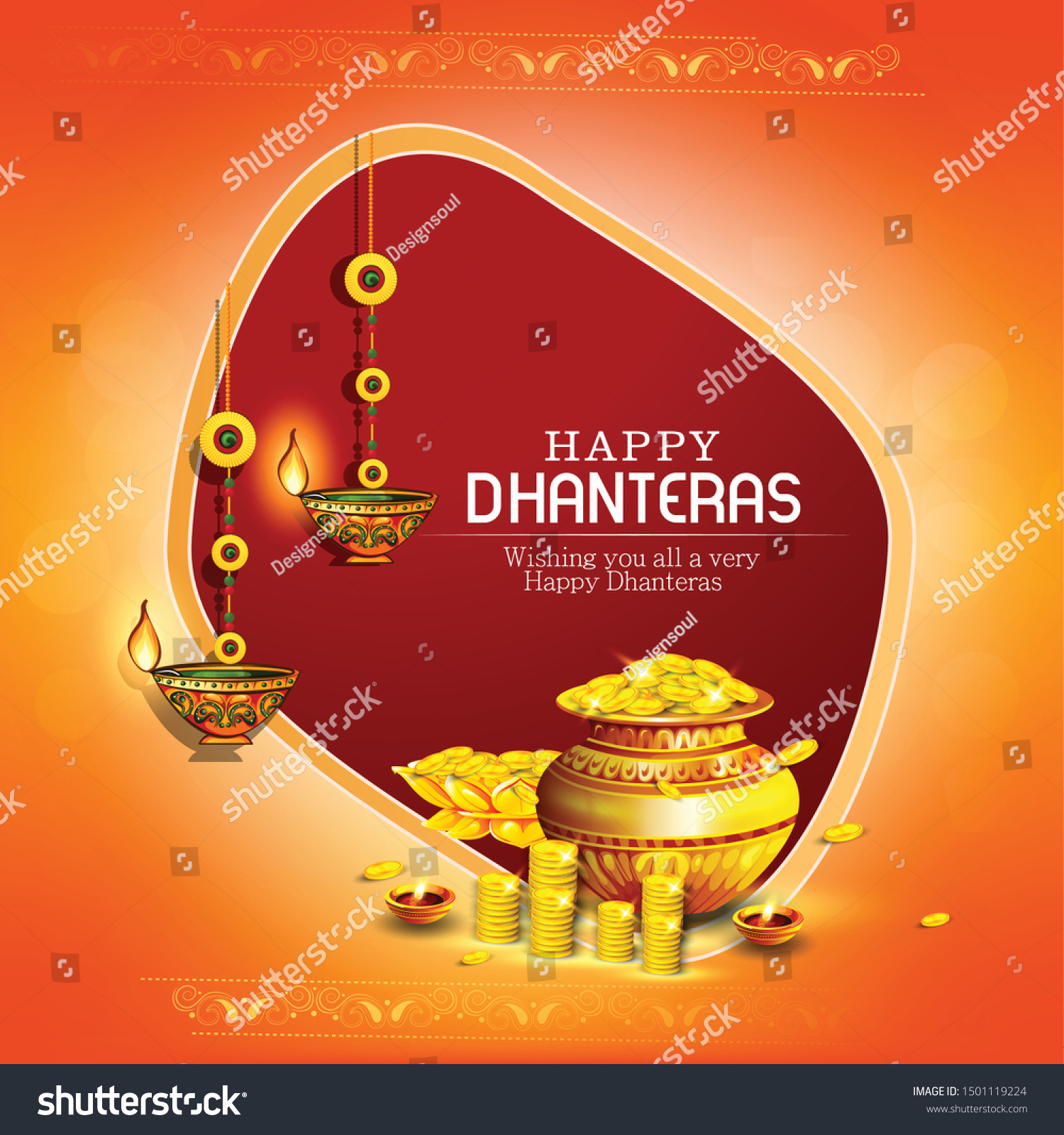 2,311 Dhanteras Wallpaper Design Images, Stock Photos & Vectors ...