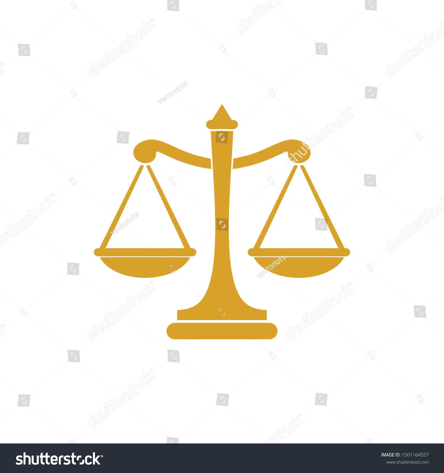 Justice Scale Logo Design Template Vector Stock Vector (Royalty Free ...