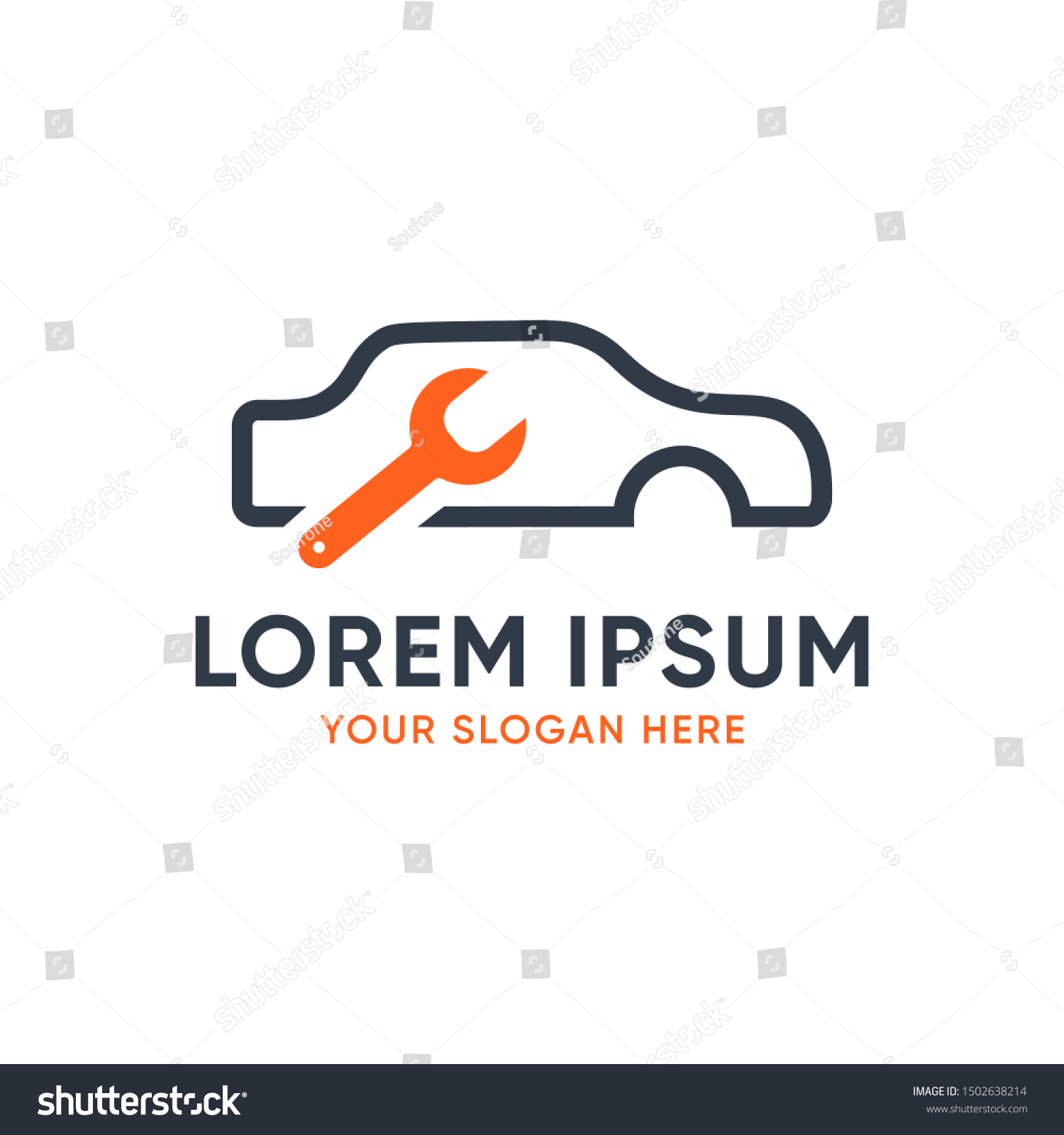 Car Repair Logo Design Template Stock Vector (royalty Free) 1502638214 