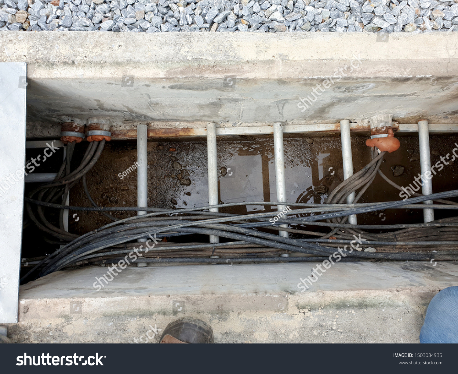 Cable Trench Survey Inspection 115kv Electrical Stock Photo 1503084935 ...