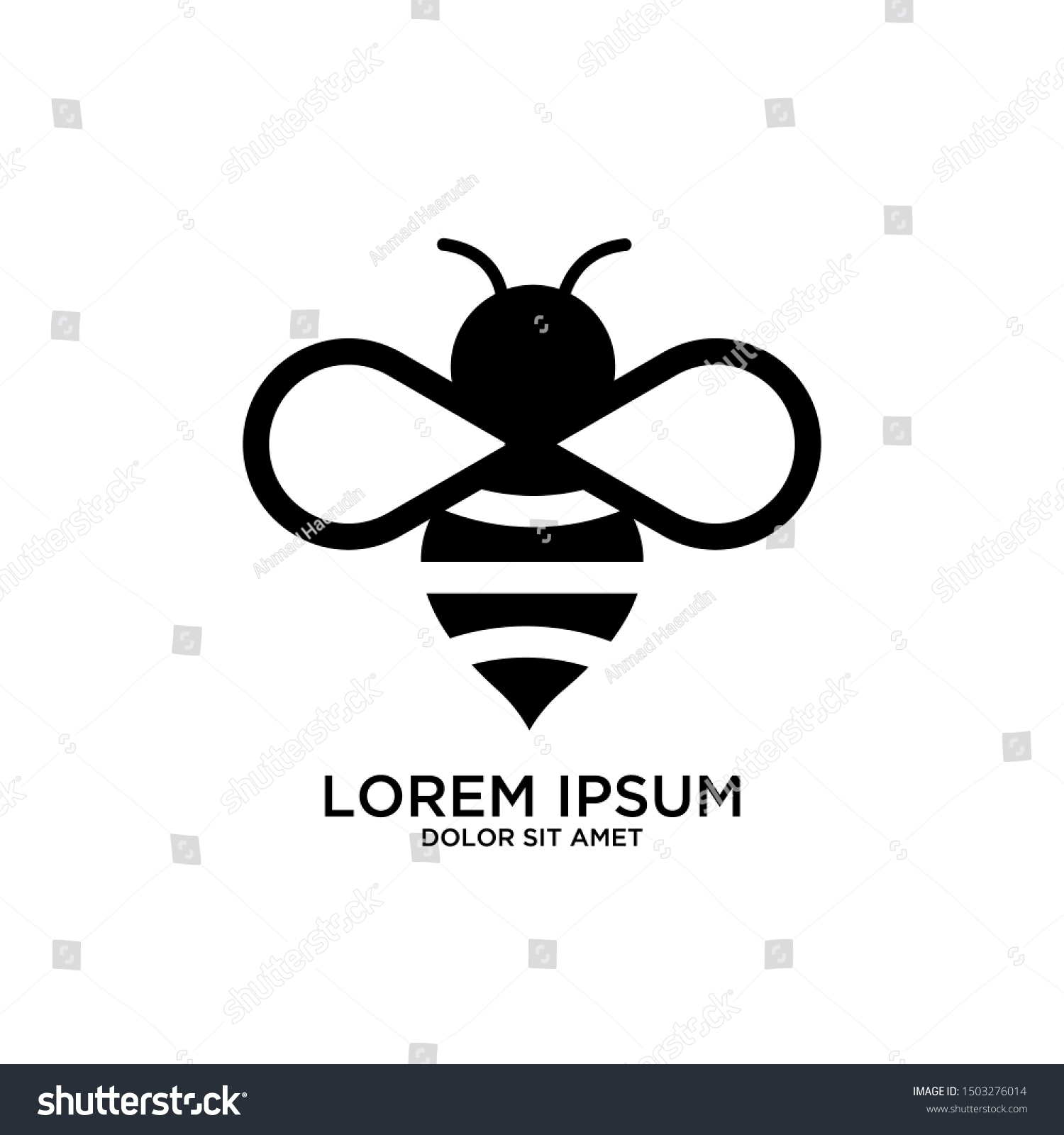 Bee Concepts Logo Vector Graphic Abstract Stock Vector (Royalty Free ...