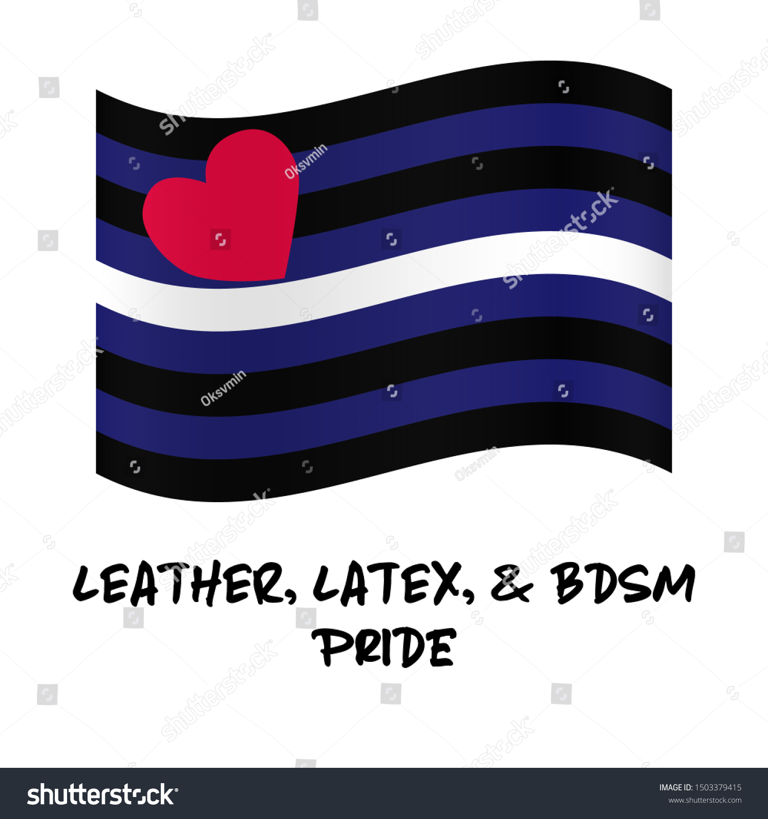 Master/slave Flag" BDSM Pride Flag M/s Dom/sub Kink" Canvas Print By