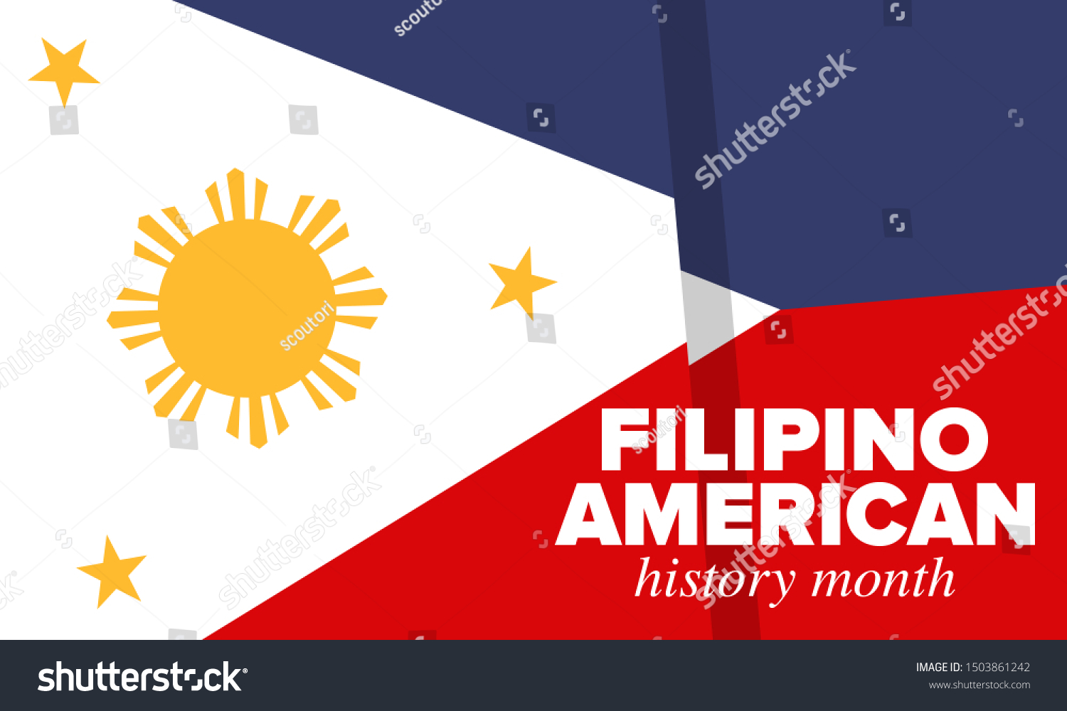 filipino-american-history-month-happy-holiday-stock-vector-royalty