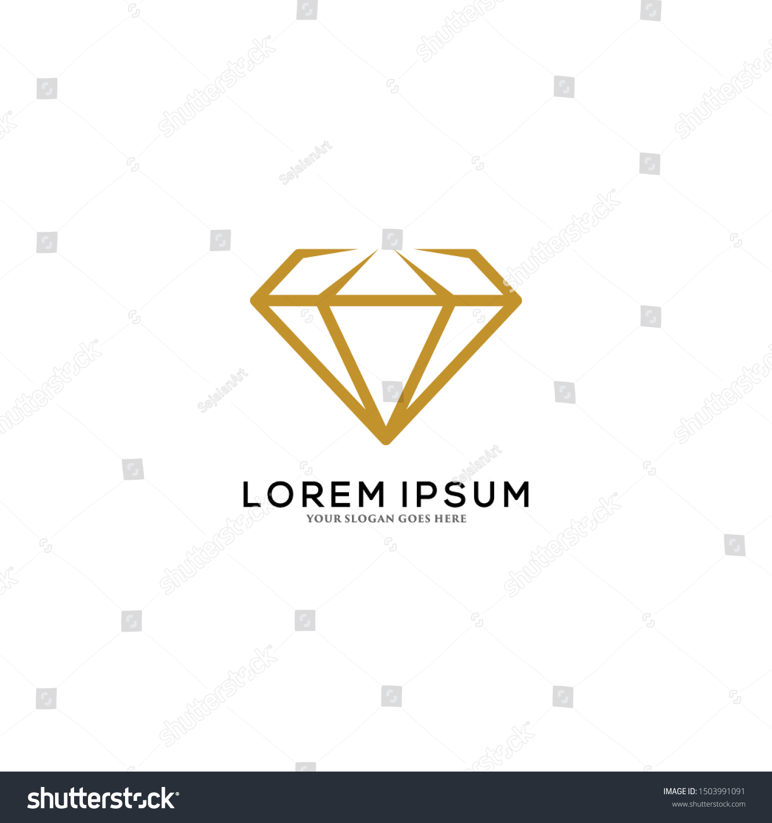 Diamond Logo Design Template Vector Illustration Stock Vector (royalty 