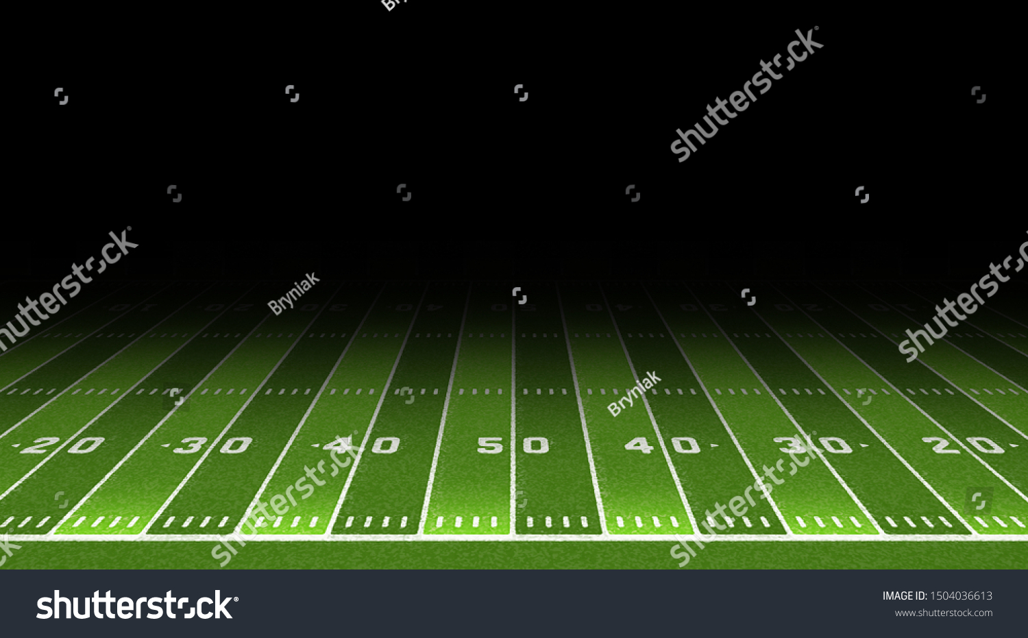 American Football Field Marking Football Field Stock Illustration ...