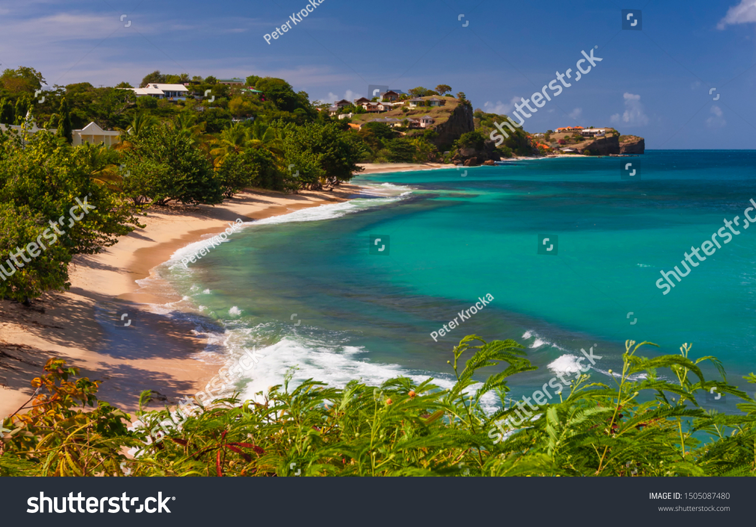 Caribbean Island Grenada Grenada Country Island Stock Photo 1505087480 ...