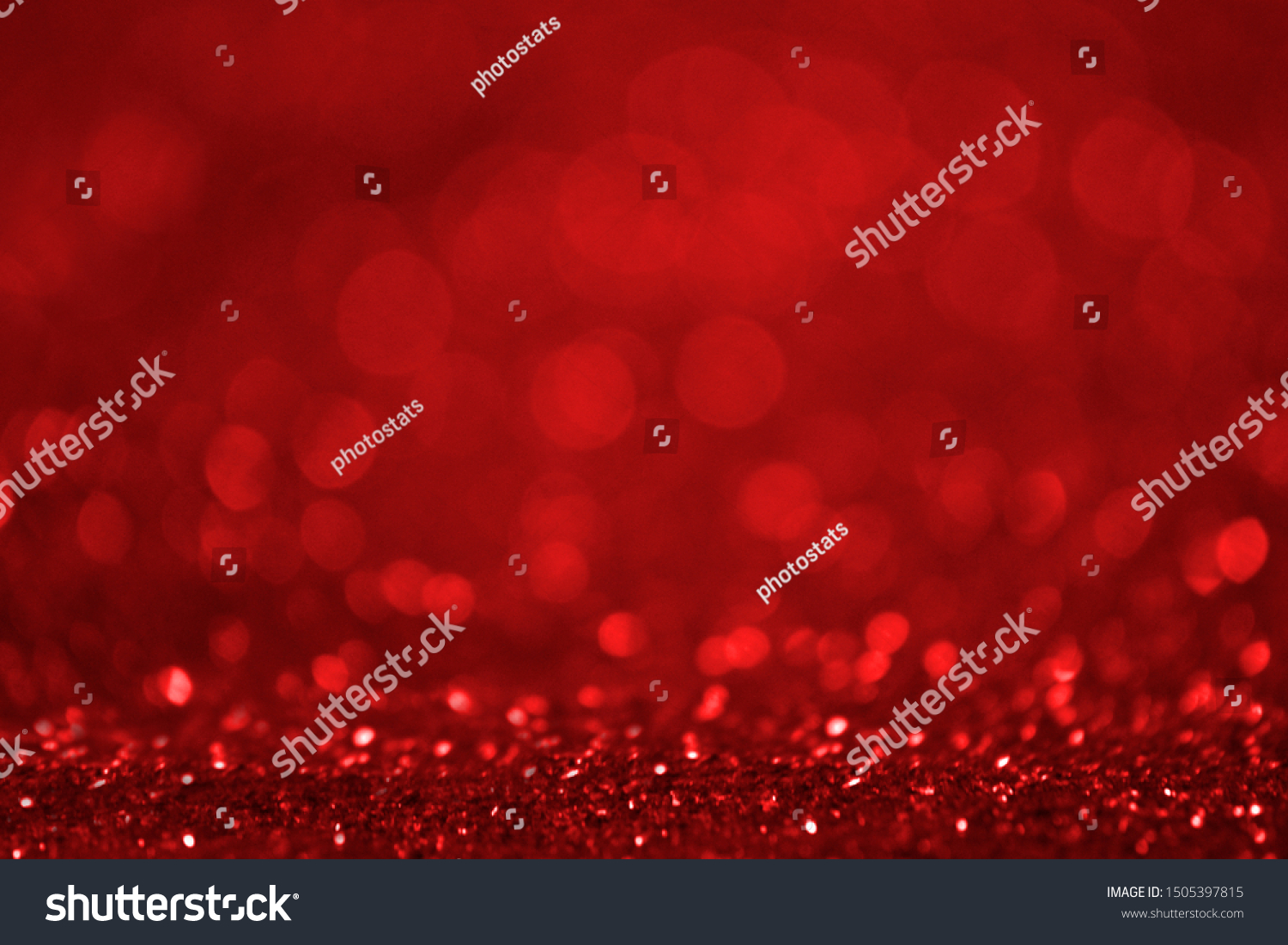 Abstract Red Shiny Defocused Particles Background Stock Illustration ...