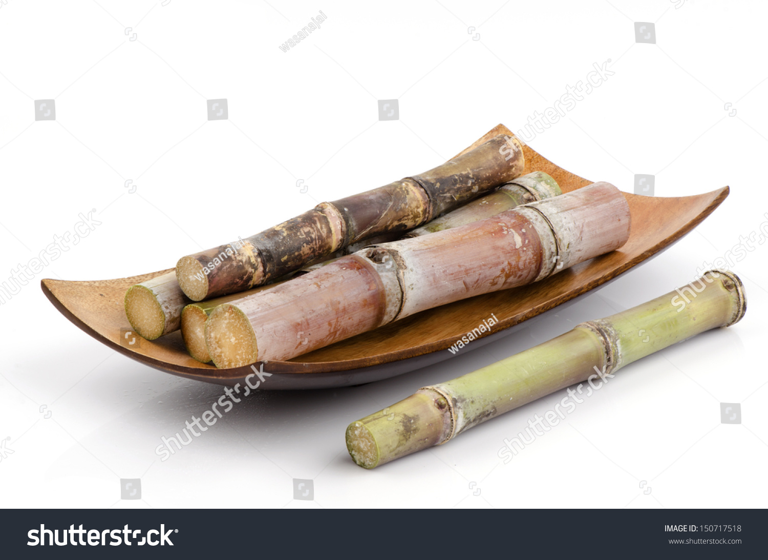 Cane Sugarcane Saccharum Officinarum Linn Stock Photo 150717518 ...