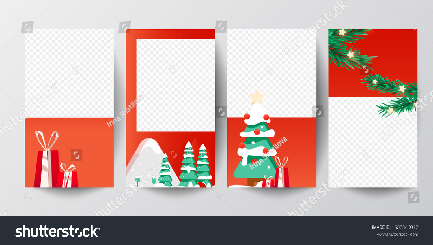 Christmas Banner Background Xmas Design Christmas Stock Vector (Royalty ...