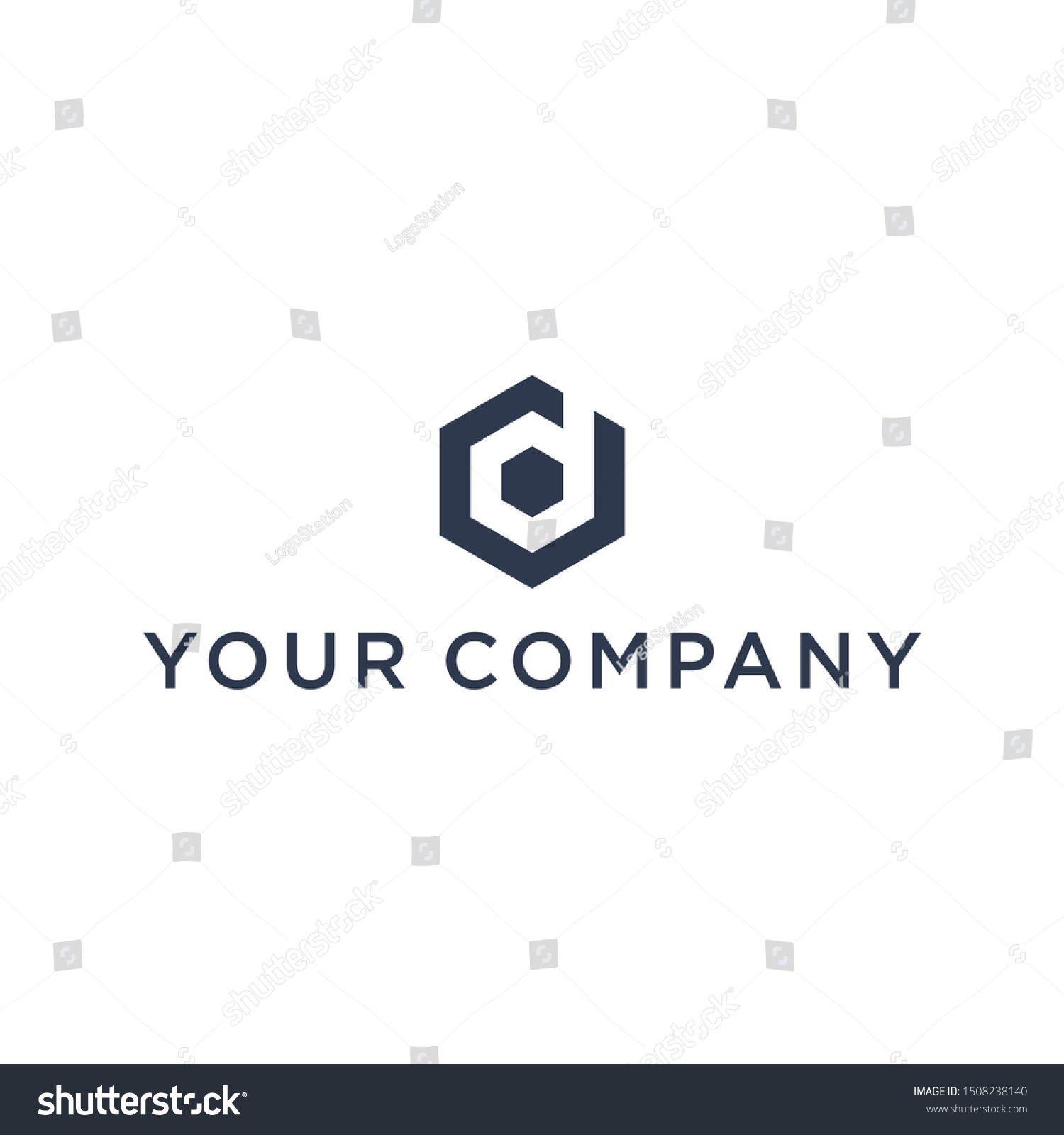 Letter D Lowercase Logo Geometric Multiple Stock Vector (Royalty Free ...