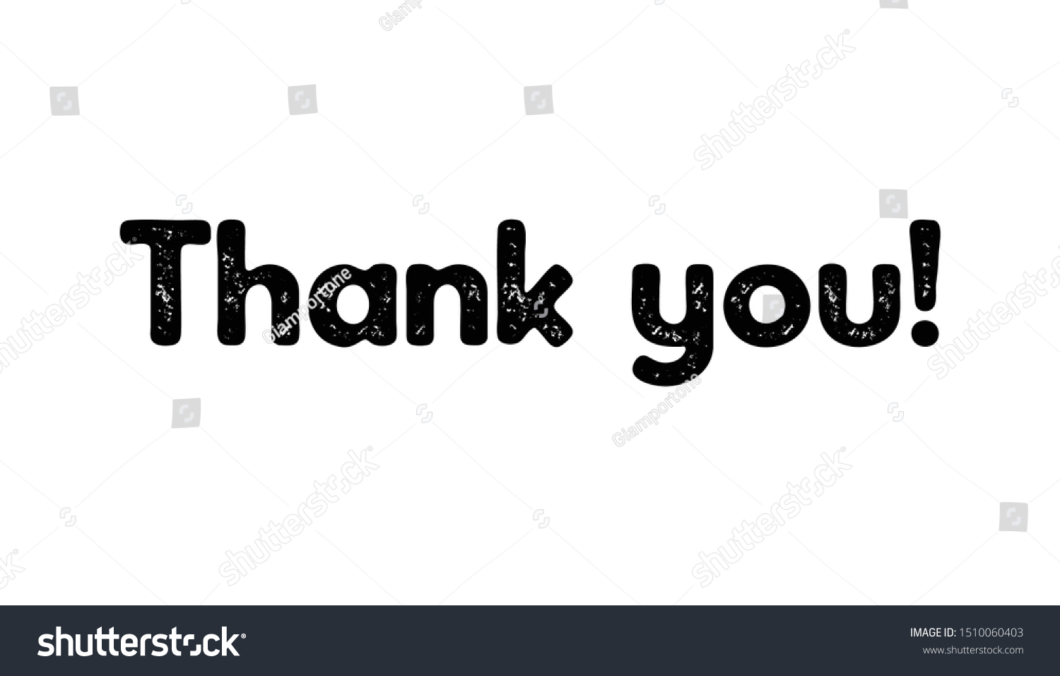 Thank You Text Vector Illustration Stock Vector (Royalty Free ...