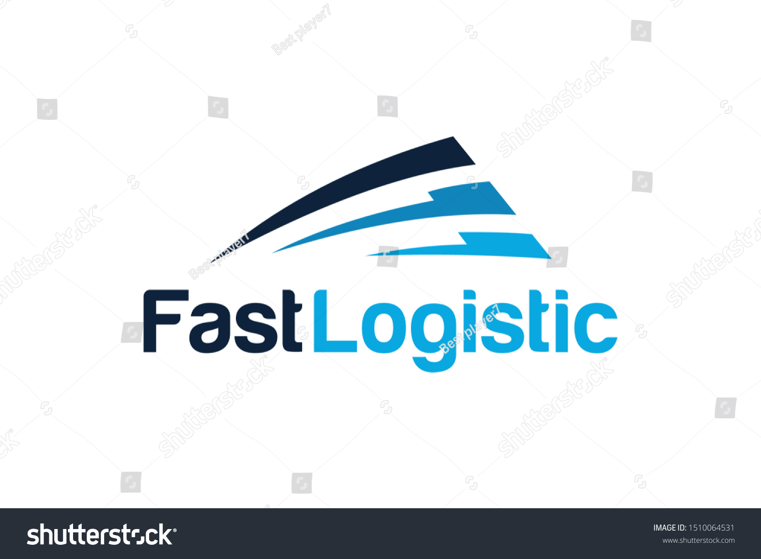 Fast Logistic Logo Icon Vector Stock Vector (Royalty Free) 1510064531 ...