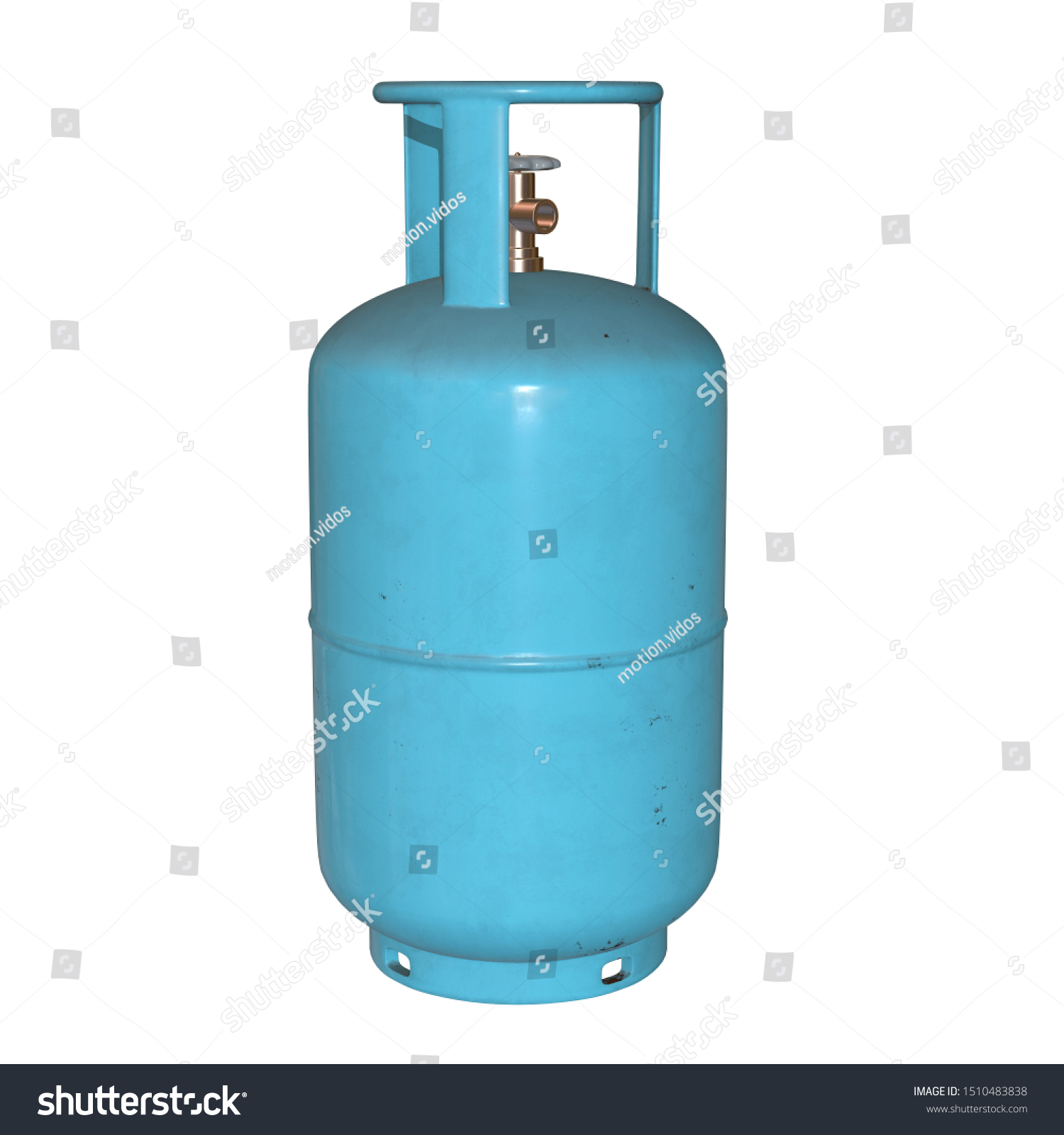 Gas Cylinder Lpg Tank Gasbottle Propane Stock Illustration 1510483838 ...