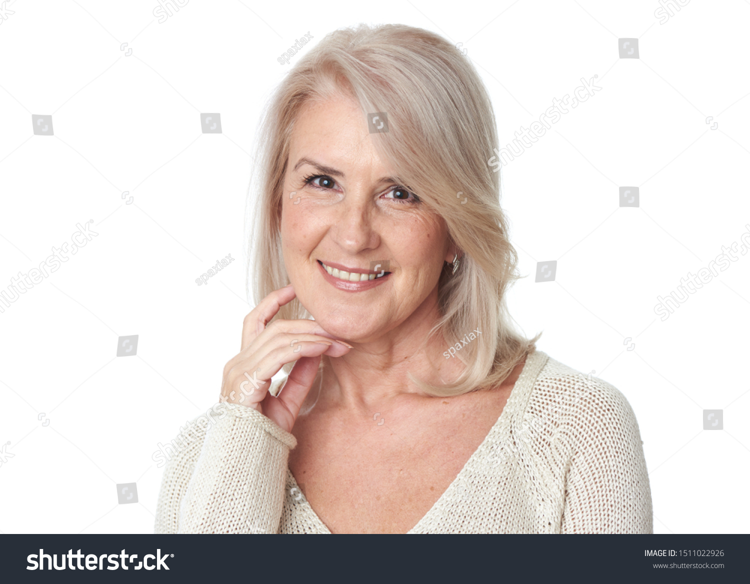 Beautiful 50 Years Old Woman Toothy Stock Photo 1511022926 | Shutterstock