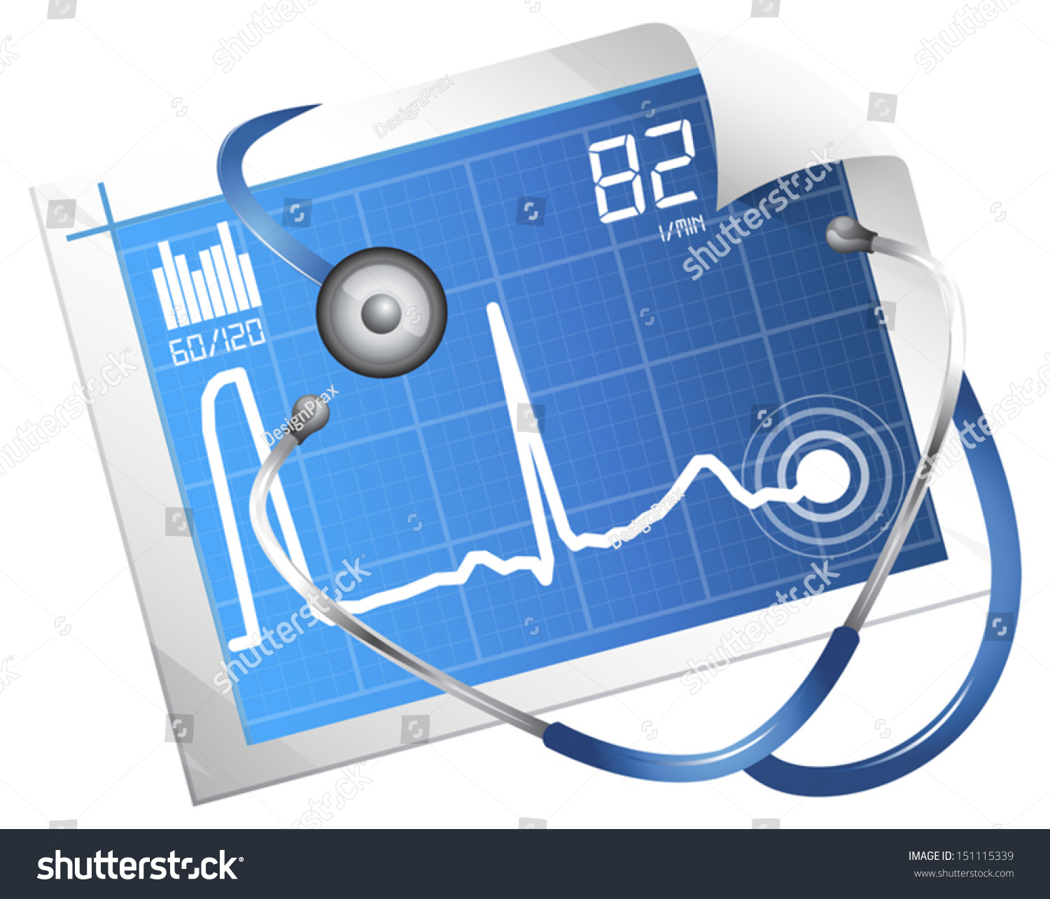 ecg-monitoring-stock-vector-royalty-free-151115339-shutterstock