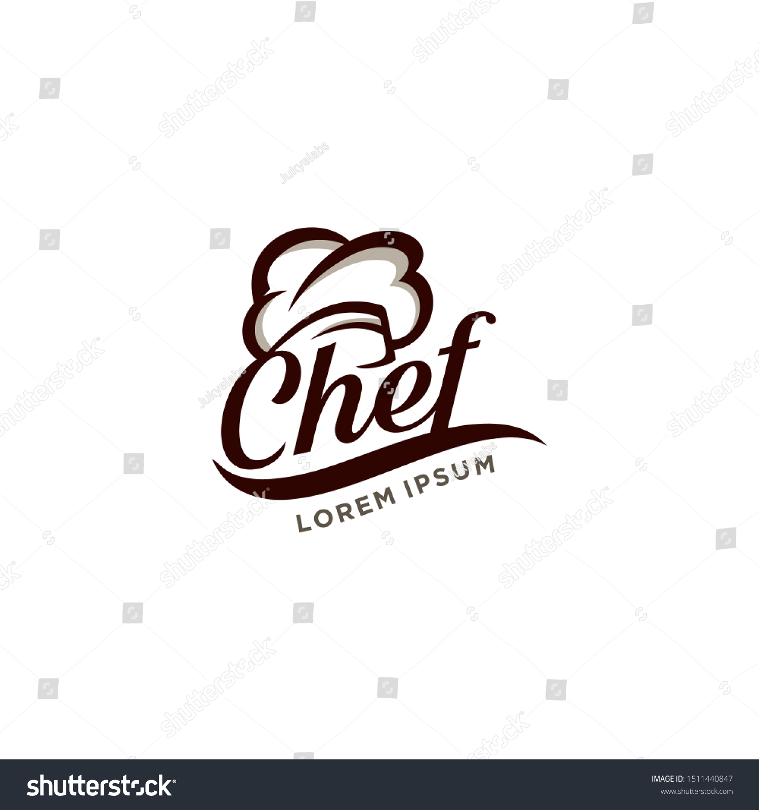 Chef Hat Logo Template Stock Vector Stock Vector (Royalty Free ...