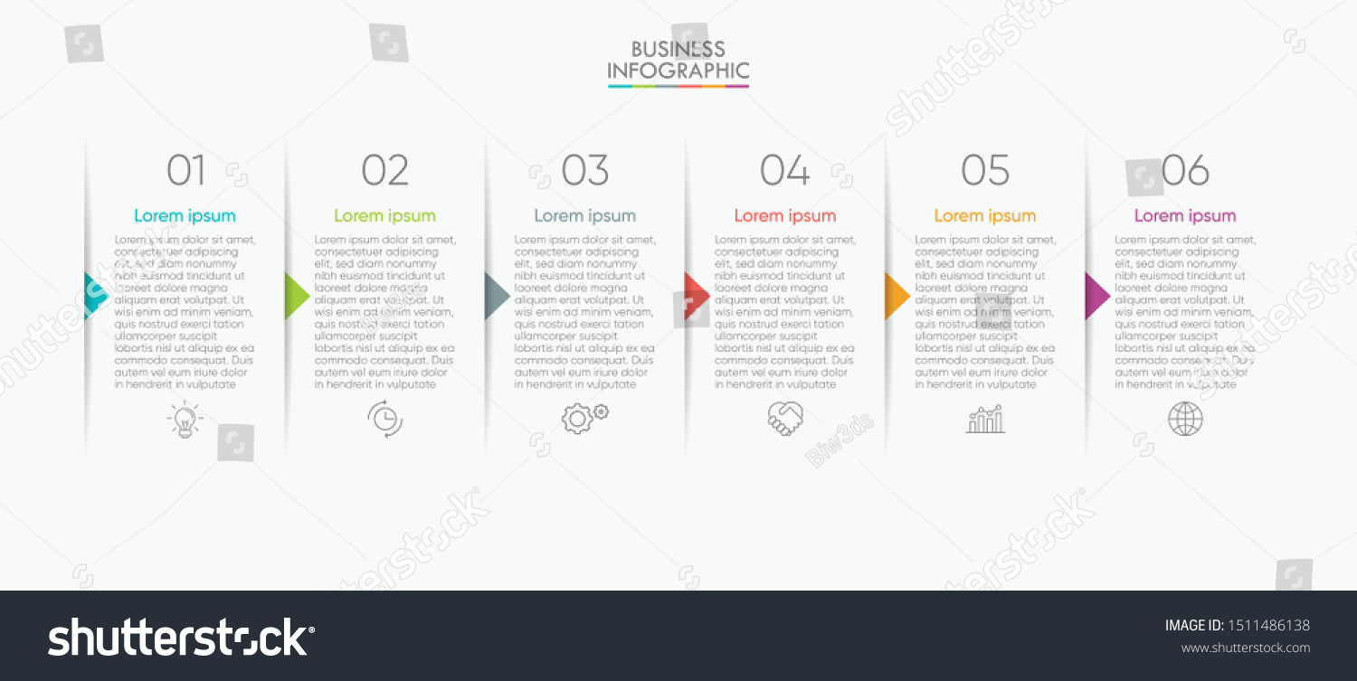 Business Data Visualization Timeline Infographic Icons Stock Vector ...