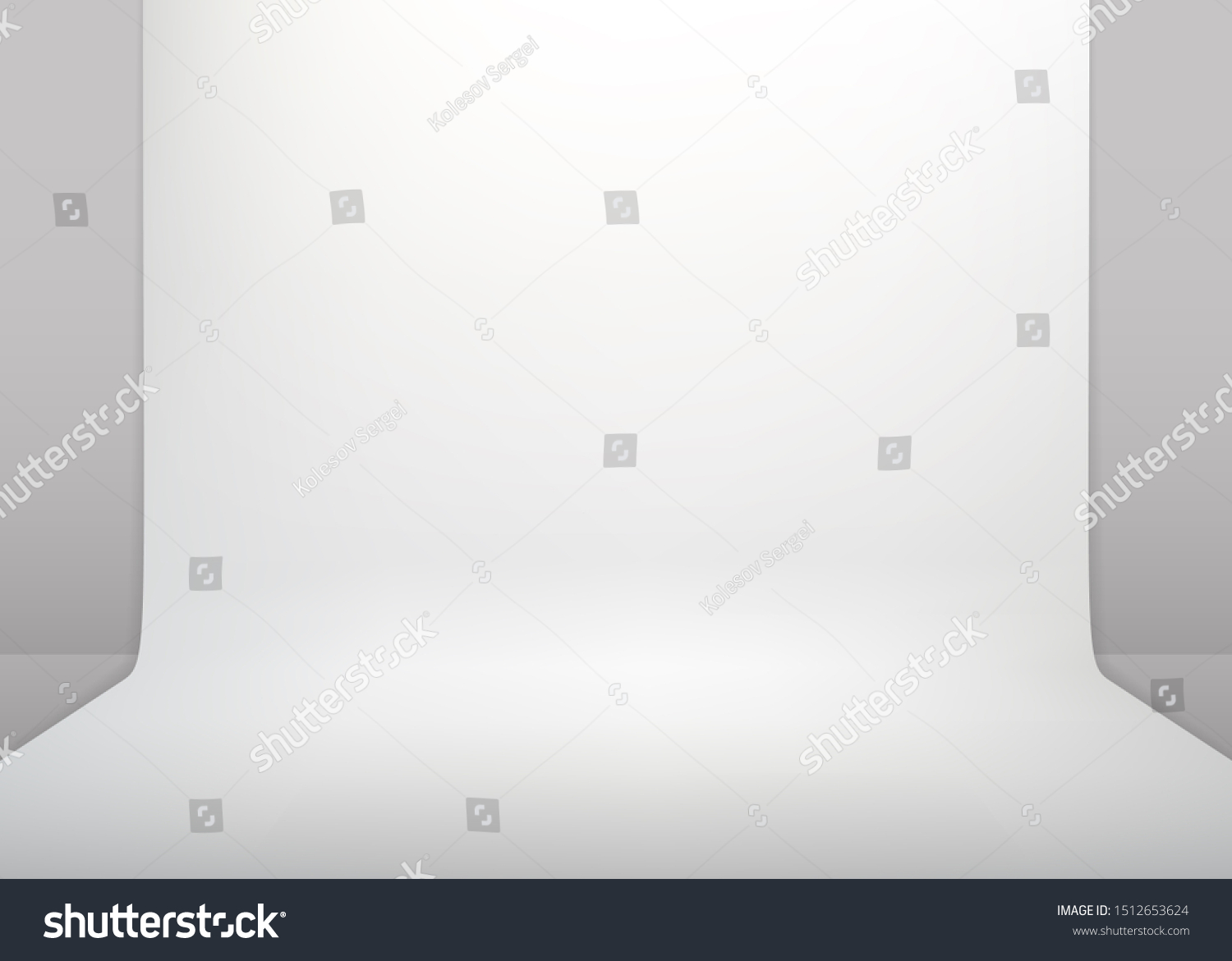 Grey Studio Background Studio Backdrop Modern Stock Illustration ...