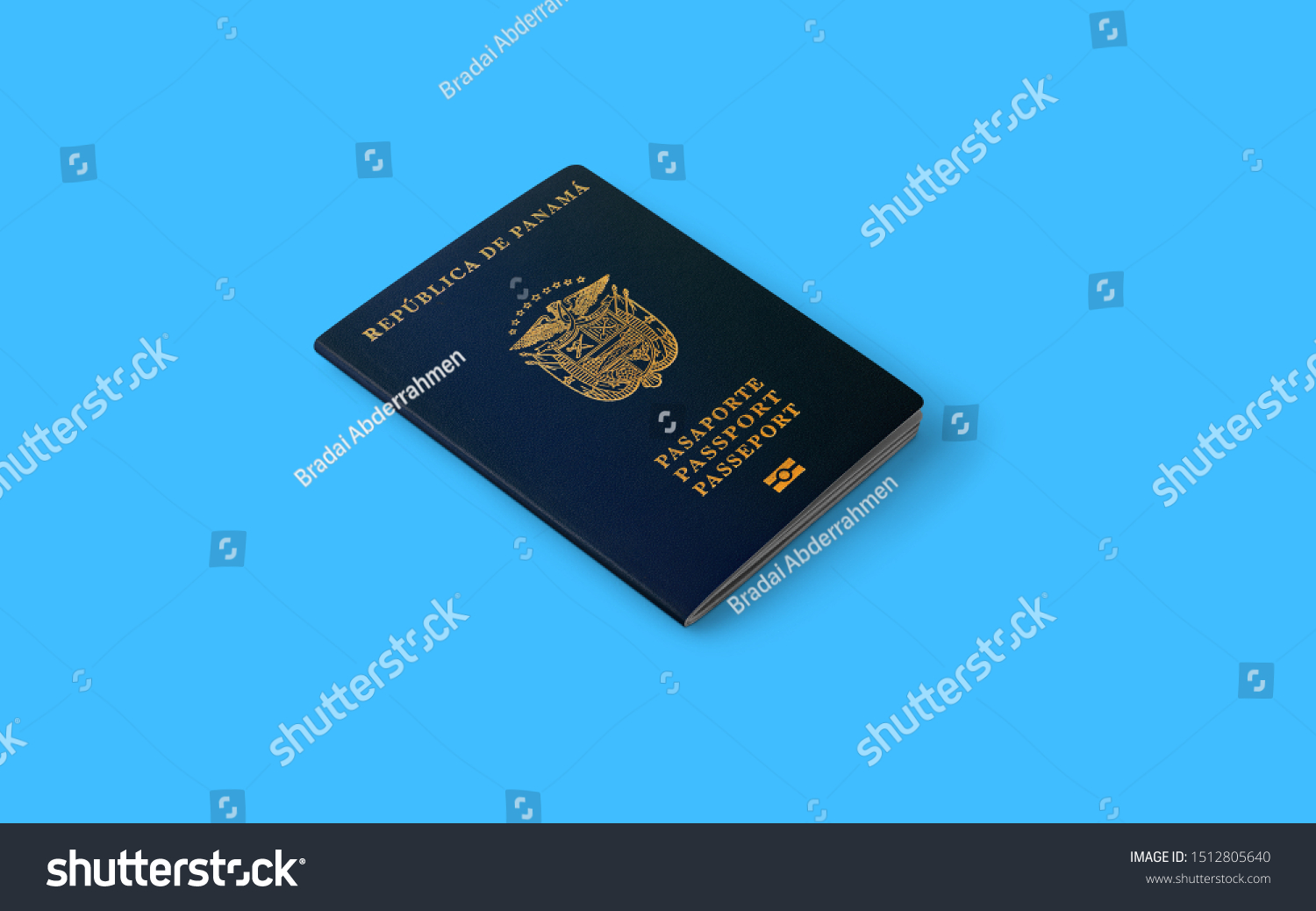 Official Passport Panamapanamanian Passport Issued Citizens Stock Photo   Stock Photo Official Passport Of Panama Panamanian Passport Issued To Citizens Of Panama To Facilitate 1512805640 