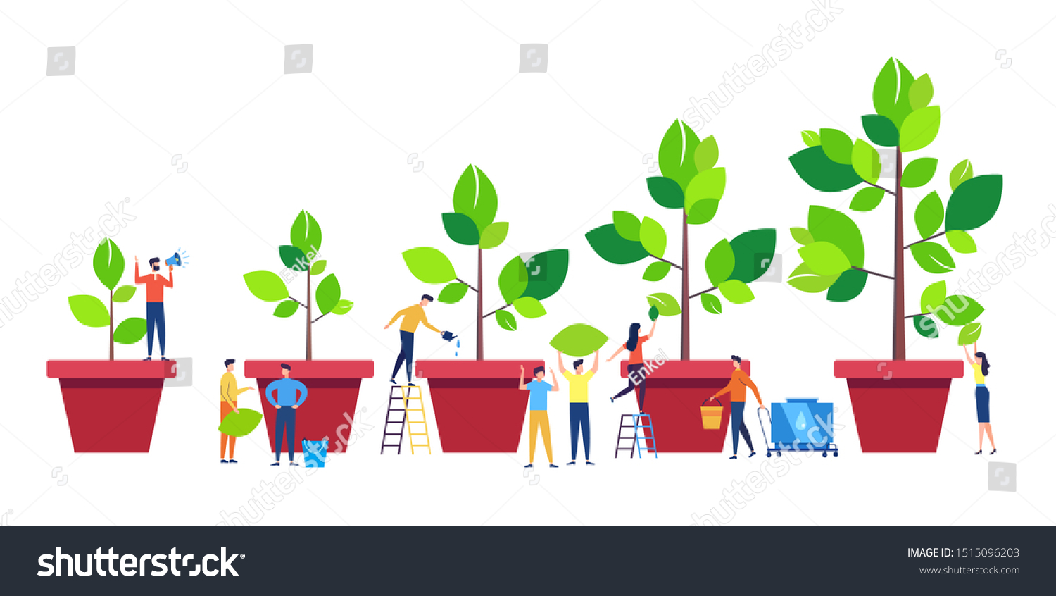 Life Cycle Time Line Growth Metaphor Stock Vector (Royalty Free ...