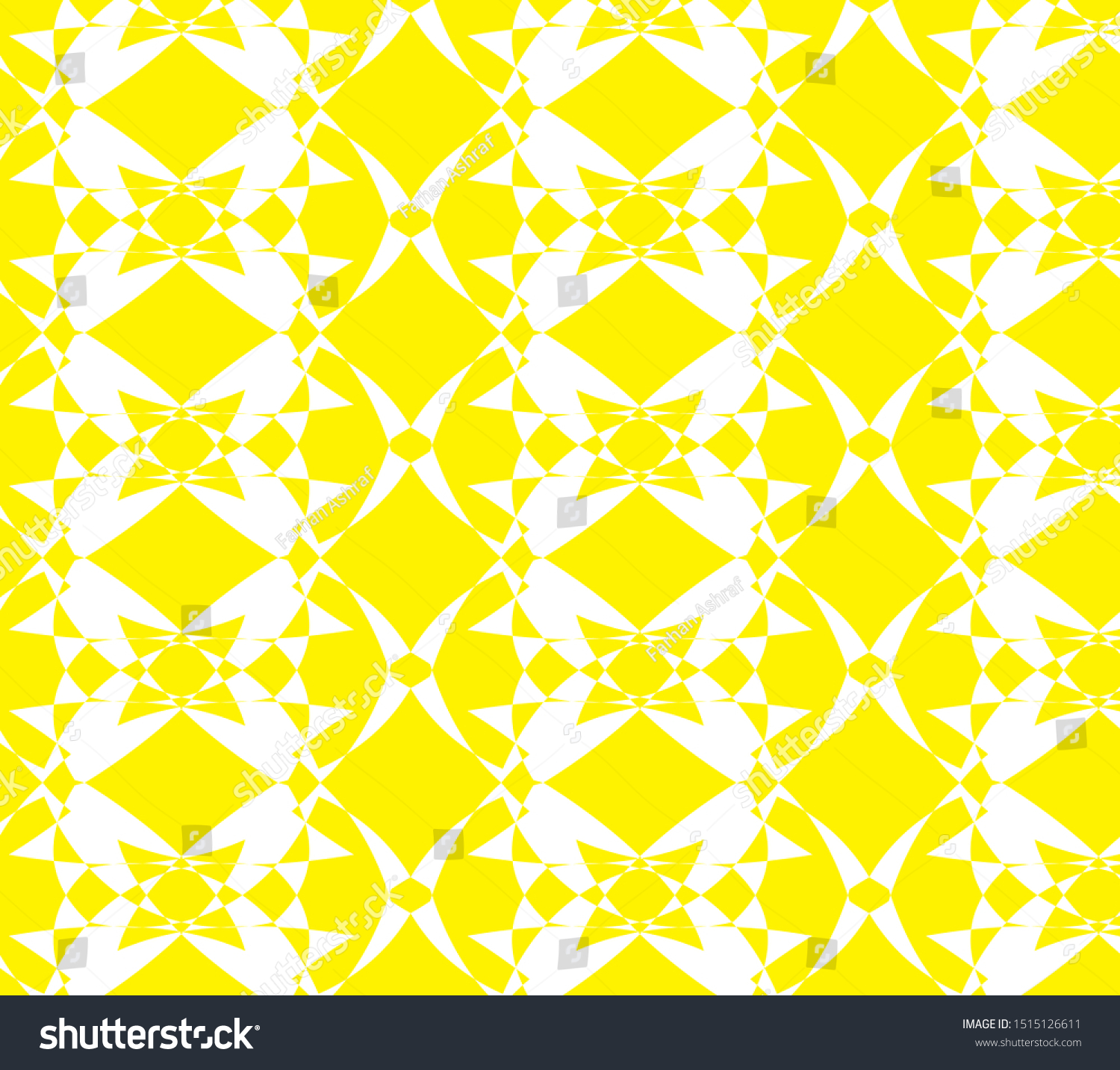 Yellow White Abstract Geometric Background Wallpaper Stock Vector ...