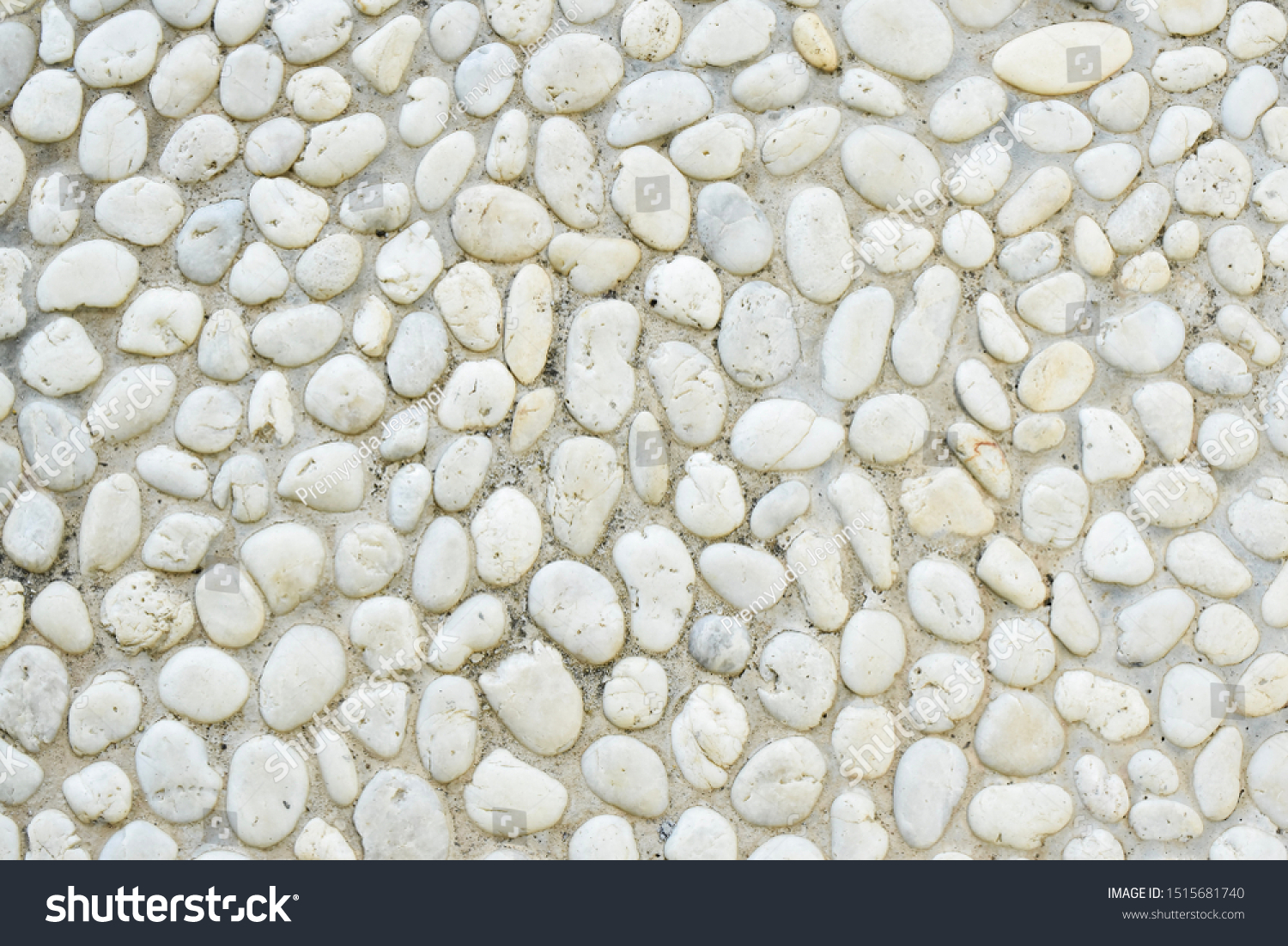 Round Stone Pattern Wallpaper Background White Stock Photo 1515681740