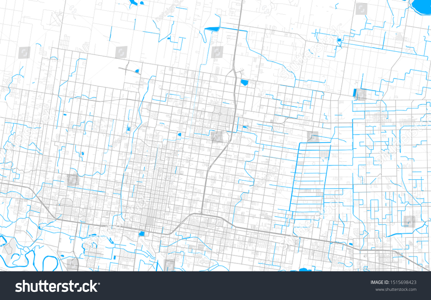 Rich Detailed Vector Area Map Edinburg Stock Vector Royalty Free   Stock Vector Rich Detailed Vector Area Map Of Edinburg Texas Usa Map Template For Home Decor 1515698423 