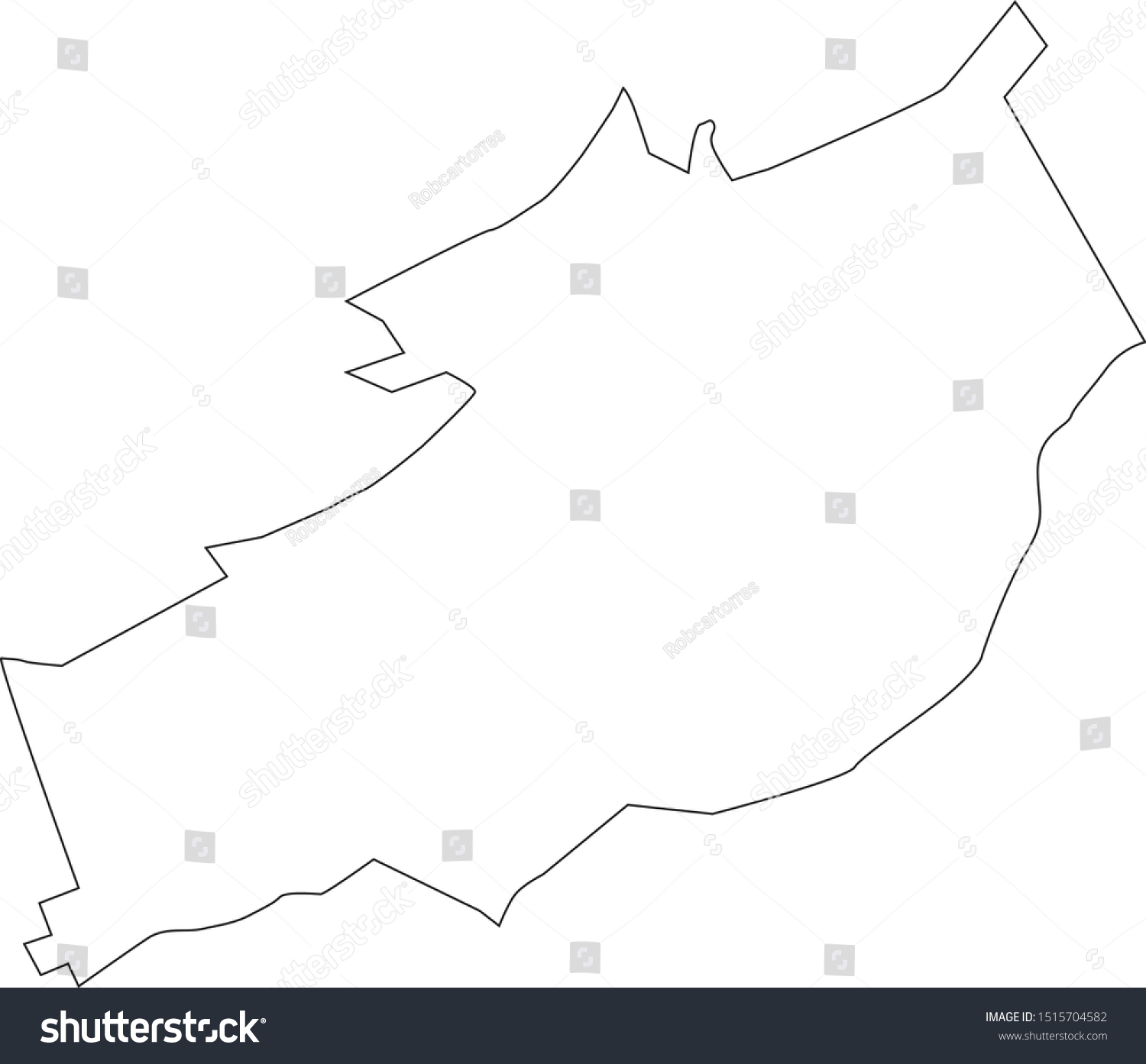 Craig County Map State Virginia Stock Vector Royalty Free 1515704582