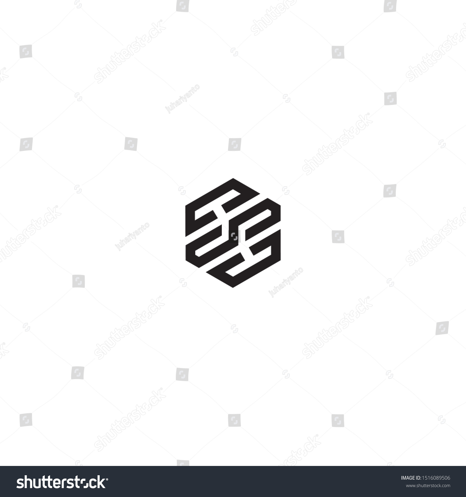 Csc Initial Hexagon Logo Templet Modern Stock Vector (Royalty Free ...