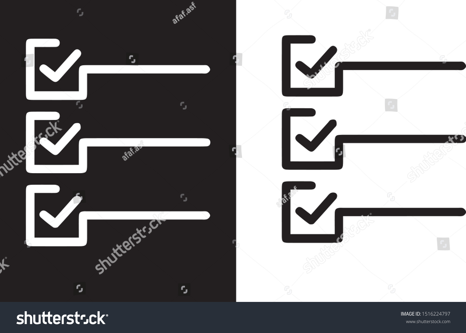 Do List Icon Set Vector Design Stock Vector (Royalty Free) 1516224797 ...