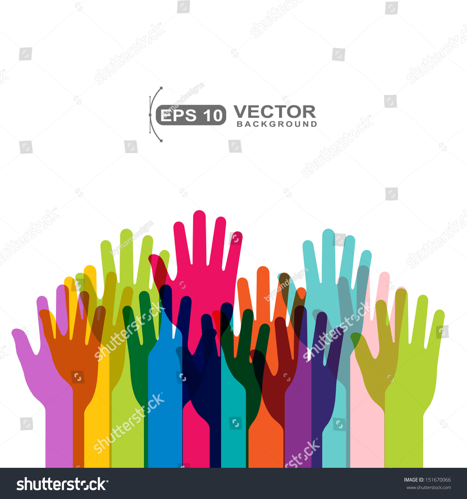 Hands Vector Stock Vector (Royalty Free) 151670066 | Shutterstock