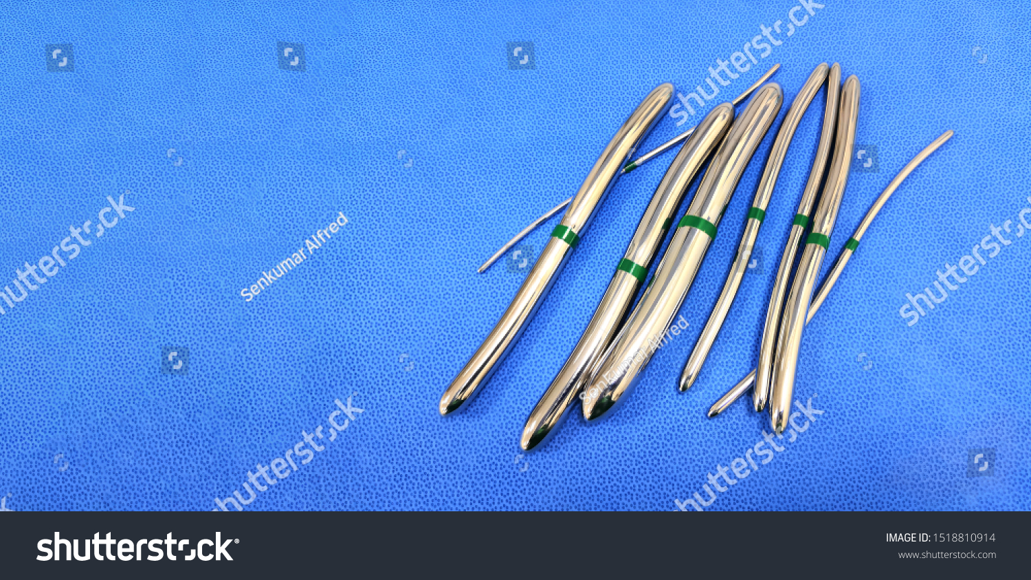 Closeup Image Uterine Dilator Set Stock Photo 1518810914 Shutterstock