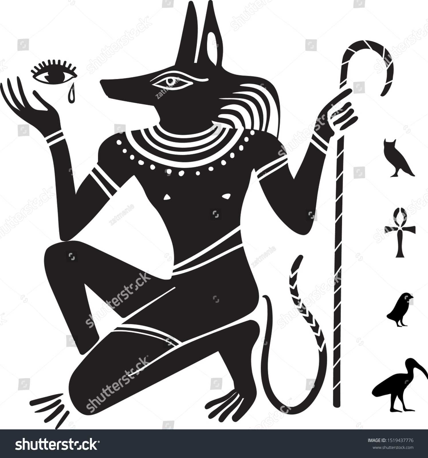 Анубис символы боги Египта