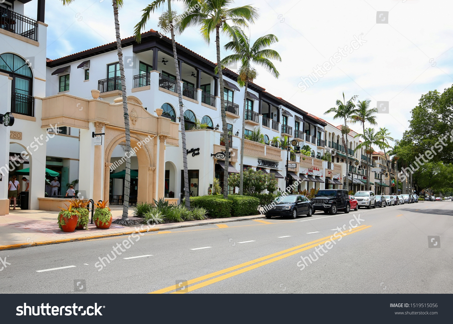 Naples Florida Usa Luxury Shops On Stock Photo 1519515056 Shutterstock   Stock Photo Naples Florida Usa Luxury Shops On Th Avenue In Downtown Naples Fifth Avenue Is Considered 1519515056 